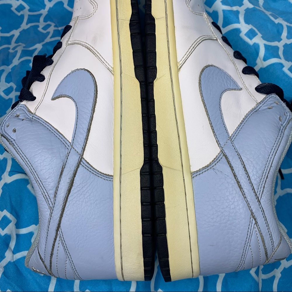 Nike Dunk Low Mens size 13 UNC ICE university blue vintage white rare sail retro - Picture 9 of 13